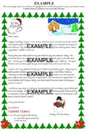 Letter From Santa Example-Click for larger view.